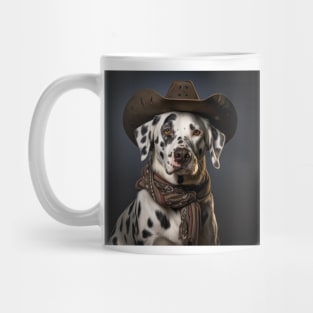 Cowboy Dog - Dalmatian Mug